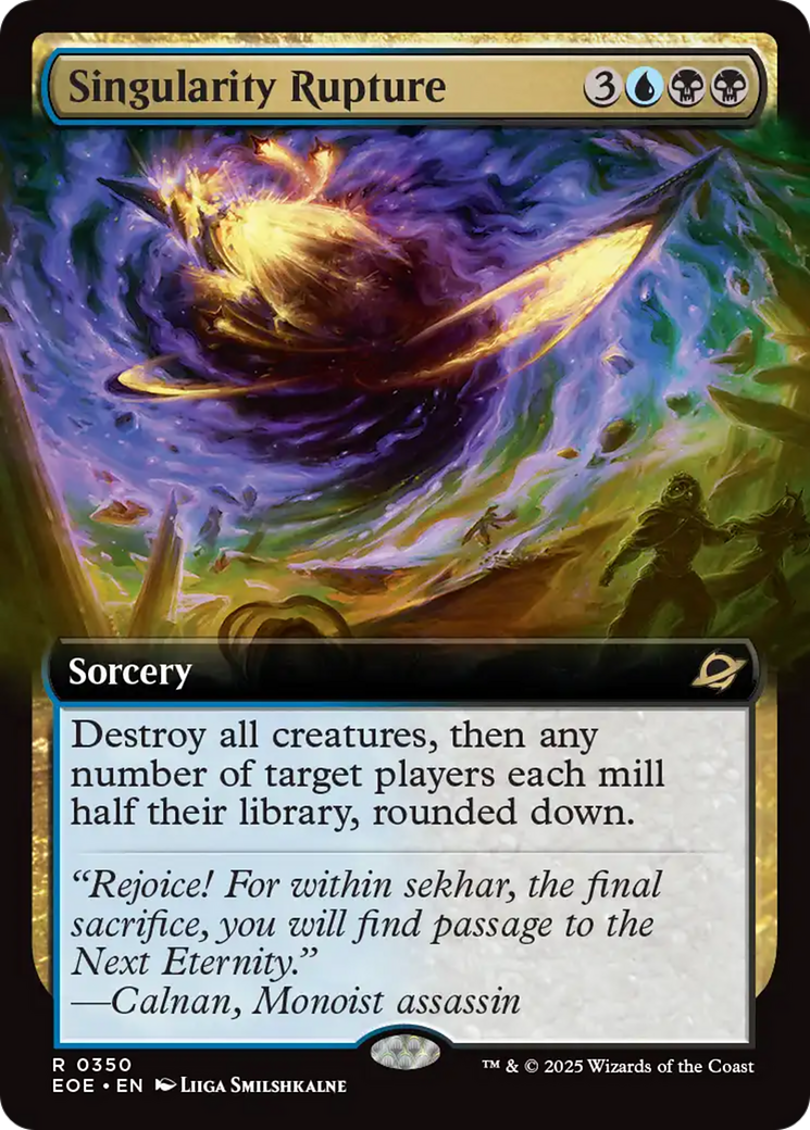 Singularity Rupture (Extended Art) [Edge of Eternities] | Boutique FDB TCG