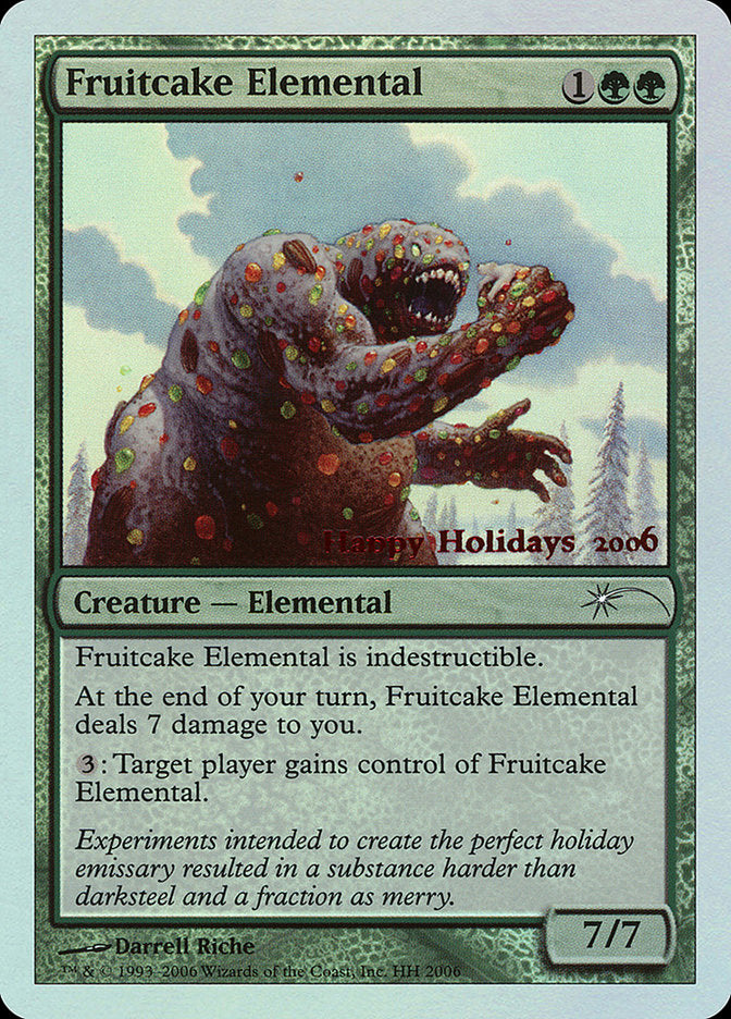 Fruitcake Elemental [Happy Holidays] | Boutique FDB TCG