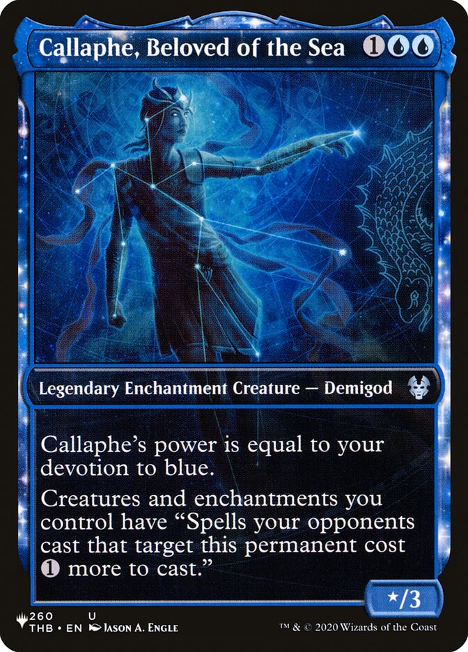 Callaphe, Beloved of the Sea (Showcase) [The List] | Boutique FDB TCG