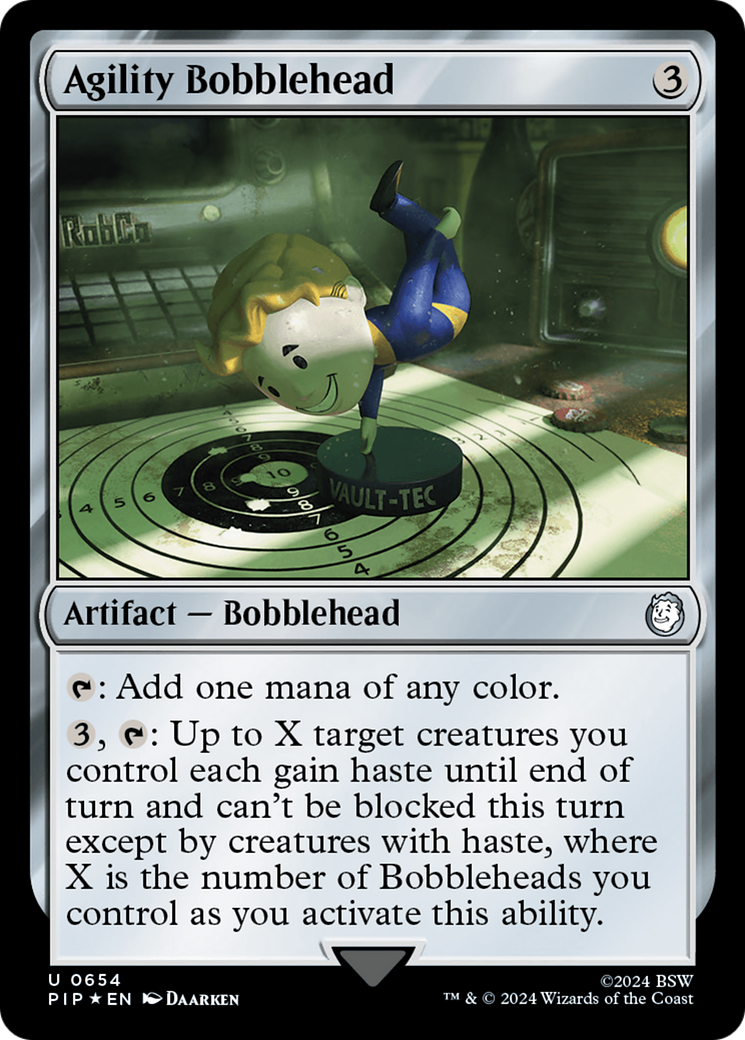 Agility Bobblehead (Surge Foil) [Fallout] | Boutique FDB TCG