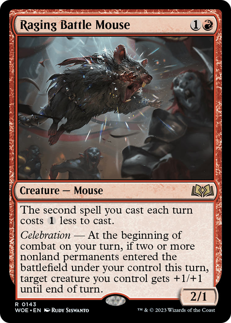 Raging Battle Mouse [Wilds of Eldraine] | Boutique FDB TCG