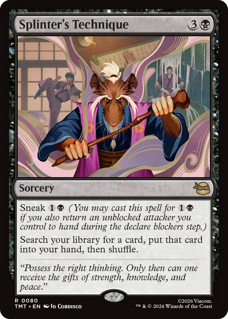 Splinter's Technique [Teenage Mutant Ninja Turtles] | Boutique FDB TCG