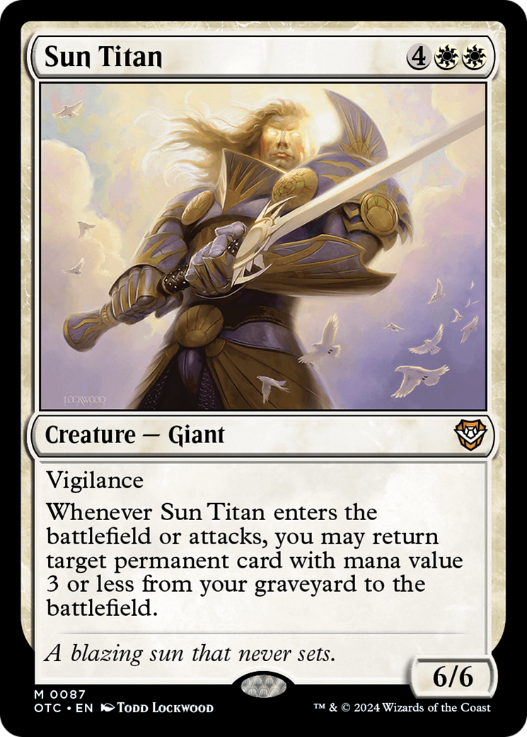 Sun Titan [Outlaws of Thunder Junction Commander] | Boutique FDB TCG
