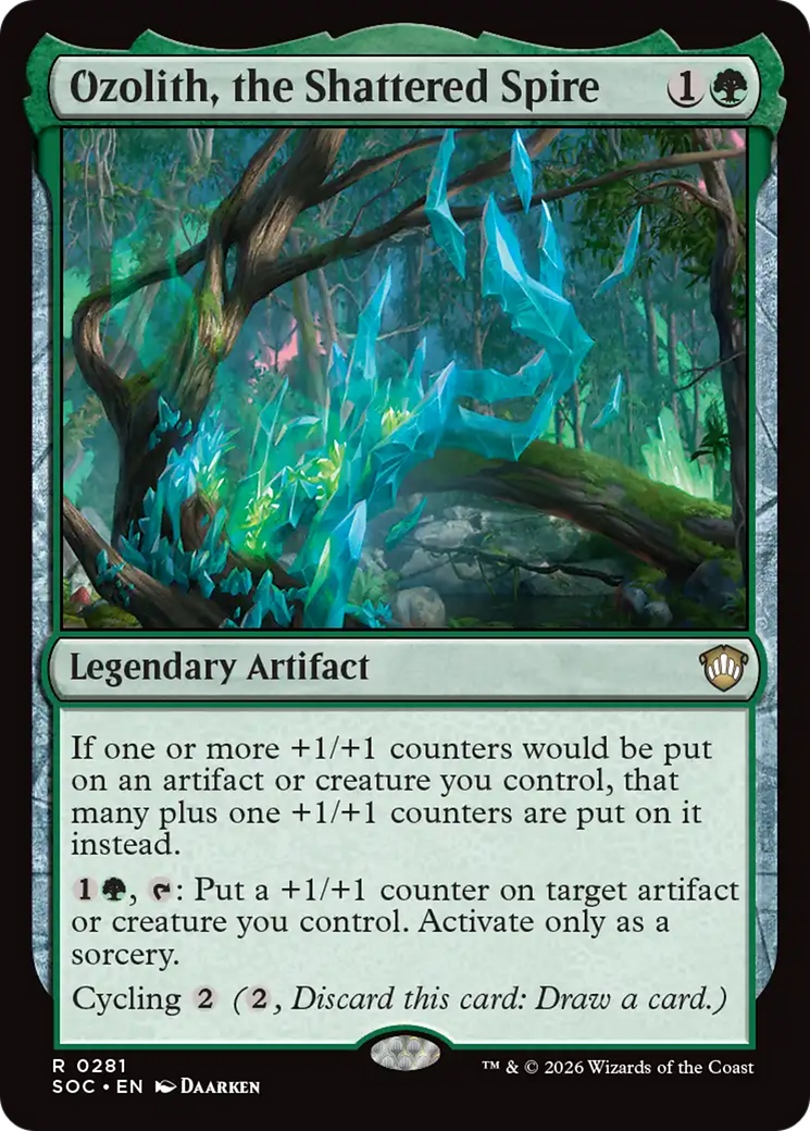 Ozolith, the Shattered Spire [Secrets of Strixhaven Commander] | Boutique FDB TCG