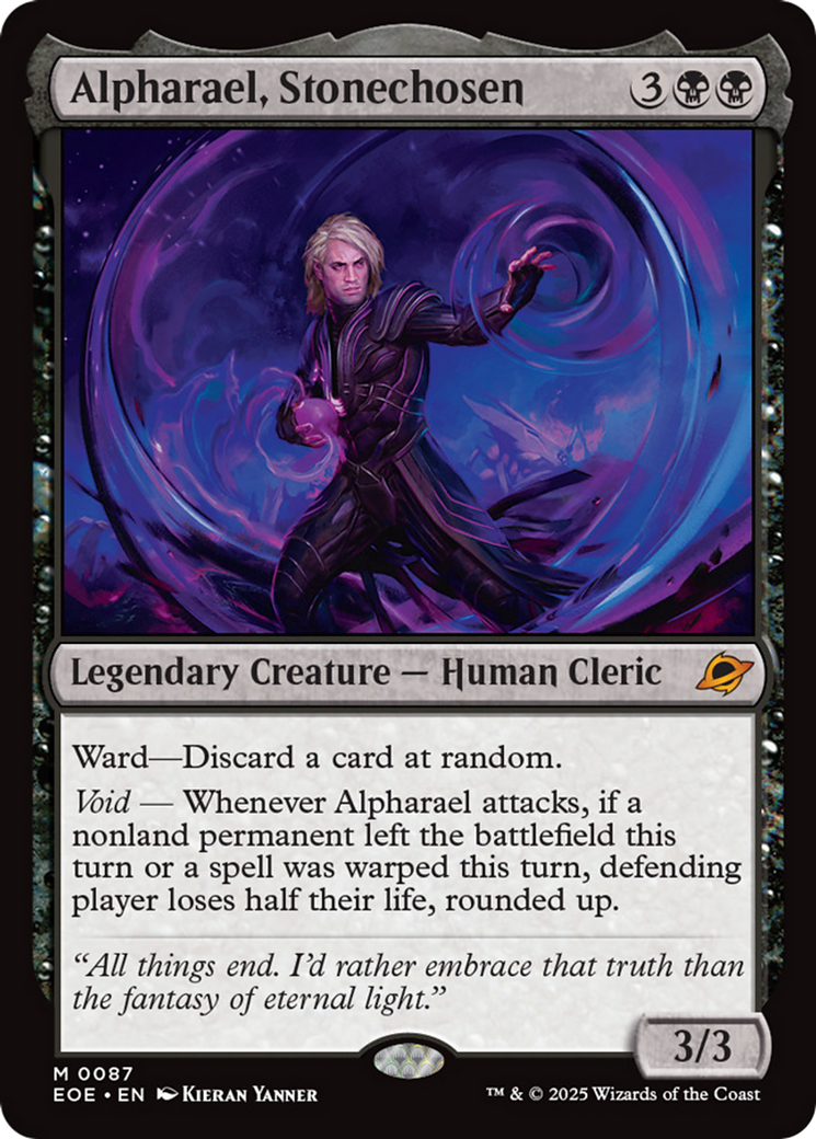 Alpharael, Stonechosen [Edge of Eternities] | Boutique FDB TCG