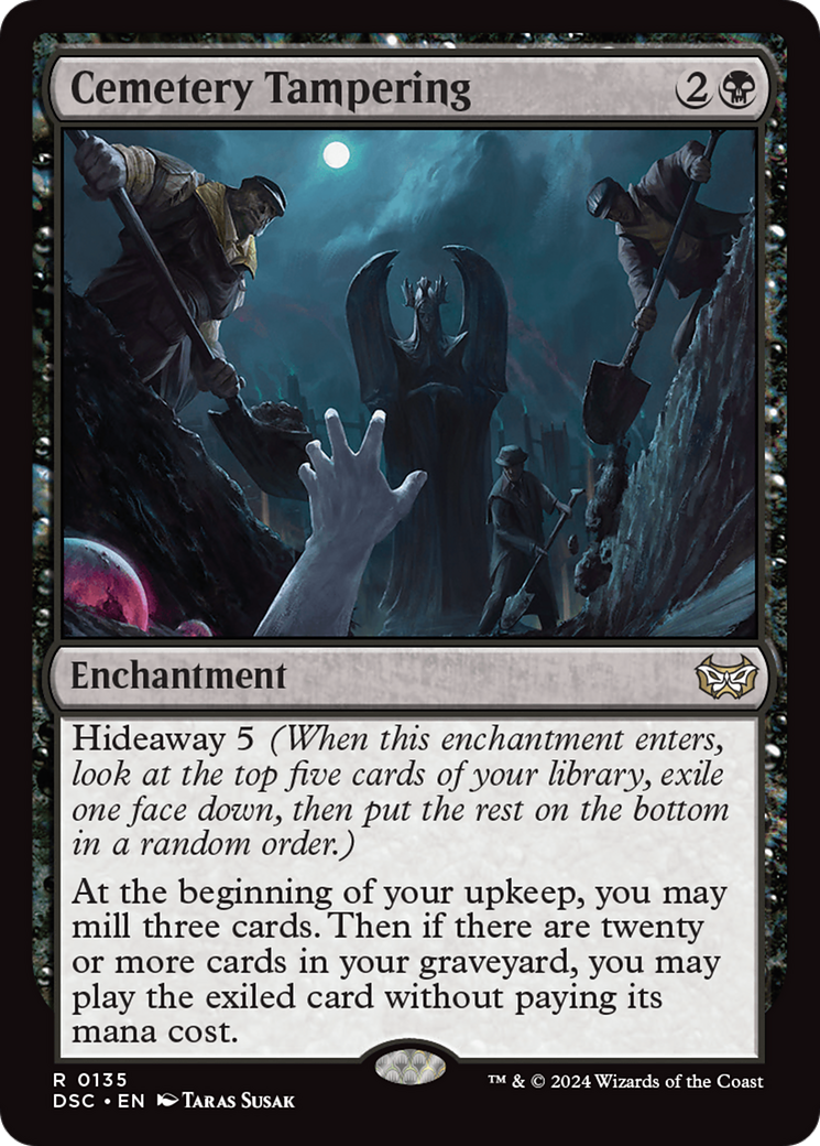 Cemetery Tampering [Duskmourn: House of Horror Commander] | Boutique FDB TCG