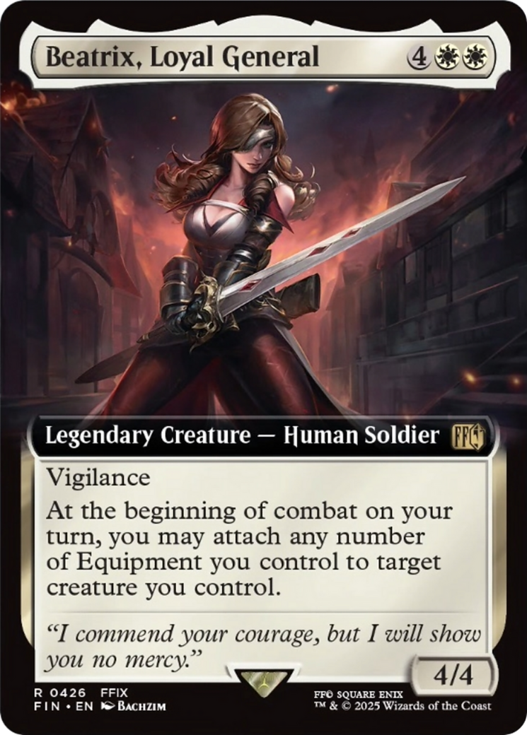 Beatrix, Loyal General (Extended Art) [FINAL FANTASY] | Boutique FDB TCG