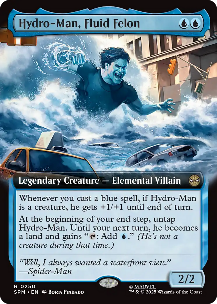 Hydro-Man, Fluid Felon (Extended Art) [Marvel's Spider-Man] | Boutique FDB TCG