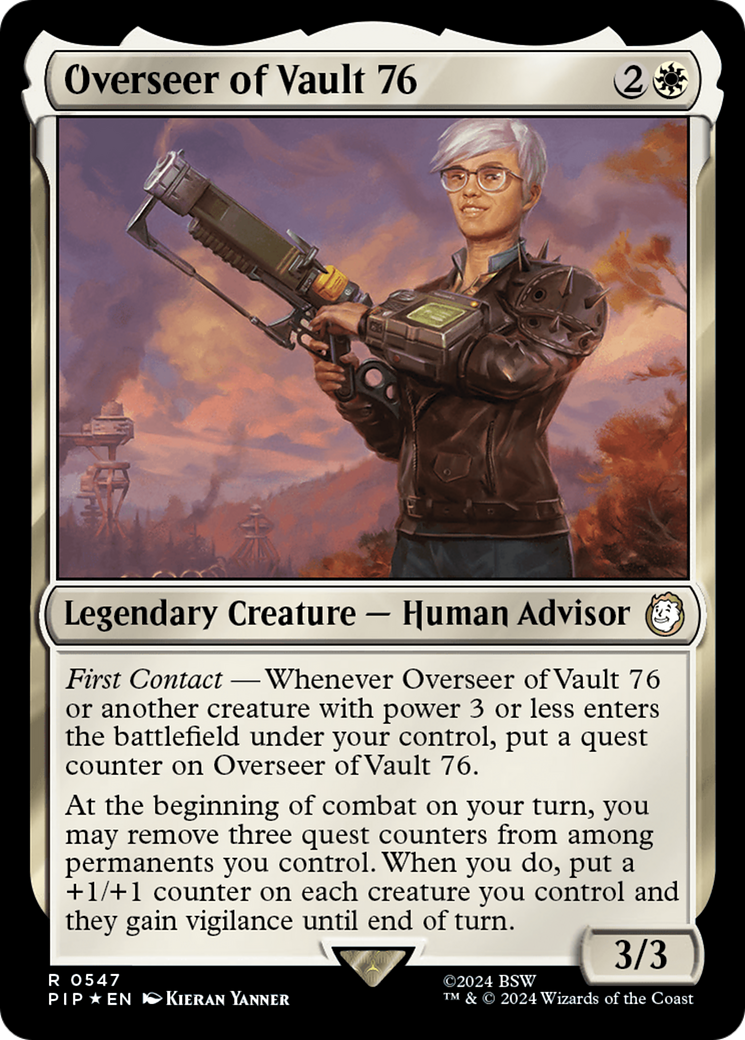 Overseer of Vault 76 (Surge Foil) [Fallout] | Boutique FDB TCG