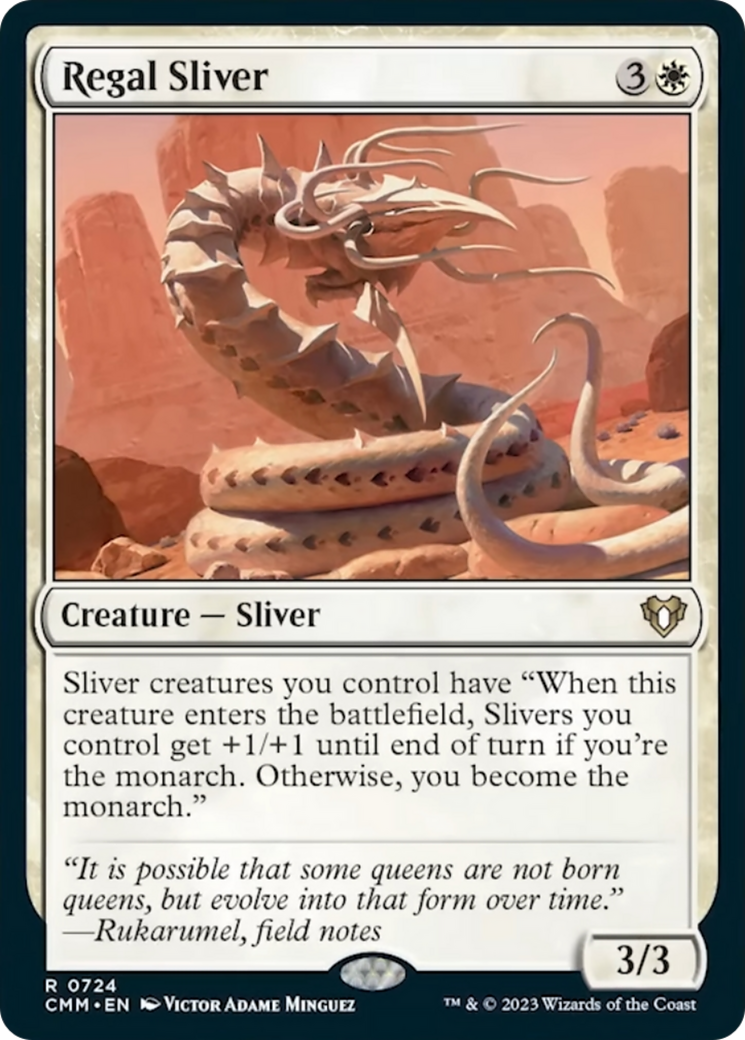 Regal Sliver [Commander Masters] | Boutique FDB TCG