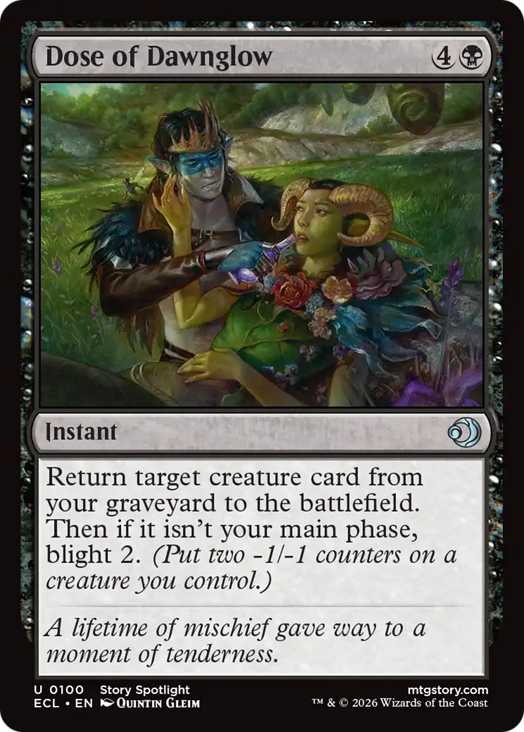 Dose of Dawnglow [Lorwyn Eclipsed] | Boutique FDB TCG