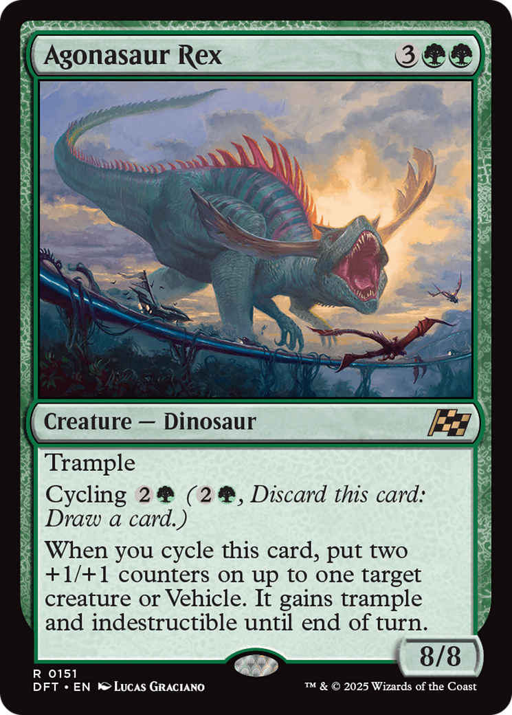 Agonasaur Rex [Aetherdrift] | Boutique FDB TCG