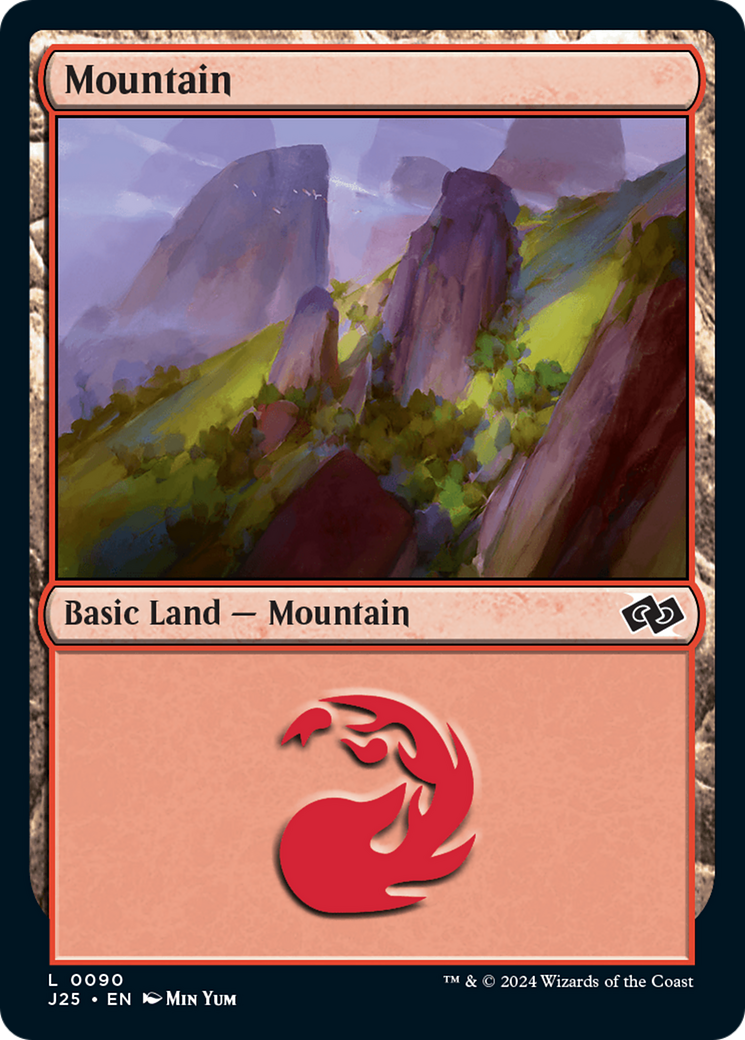 Mountain (90) [Foundations Jumpstart] | Boutique FDB TCG