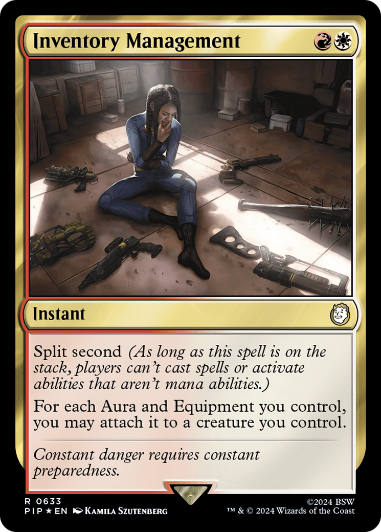 Inventory Management (Surge Foil) [Fallout] | Boutique FDB TCG