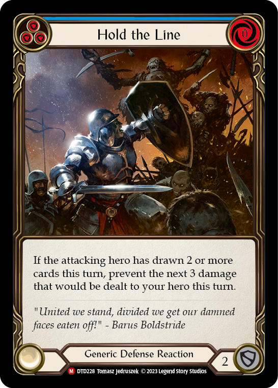 Hold the Line [DTD228] (Dusk Till Dawn) | Boutique FDB TCG