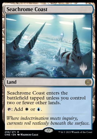 Seachrome Coast (Promo Pack) [Phyrexia: All Will Be One Promos] | Boutique FDB TCG