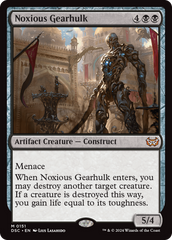 Noxious Gearhulk [Duskmourn: House of Horror Commander] | Boutique FDB TCG