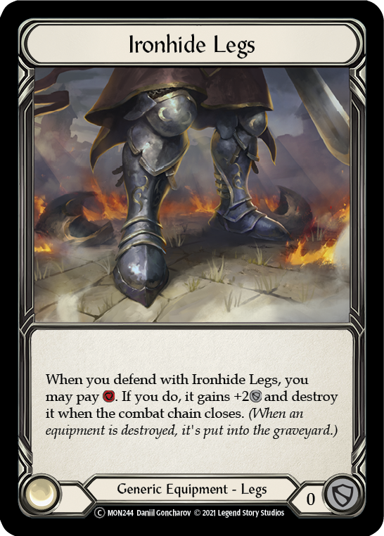 Ironhide Legs [U-MON244] (Monarch Unlimited)  Unlimited Normal | Boutique FDB TCG