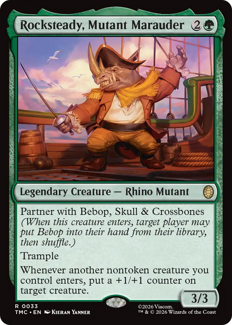 Rocksteady, Mutant Marauder [Teenage Mutant Ninja Turtles Commander] | Boutique FDB TCG