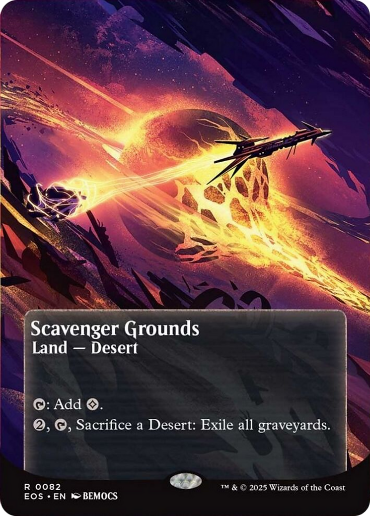 Scavenger Grounds (0082) (Borderless) [Edge of Eternities: Stellar Sights] | Boutique FDB TCG