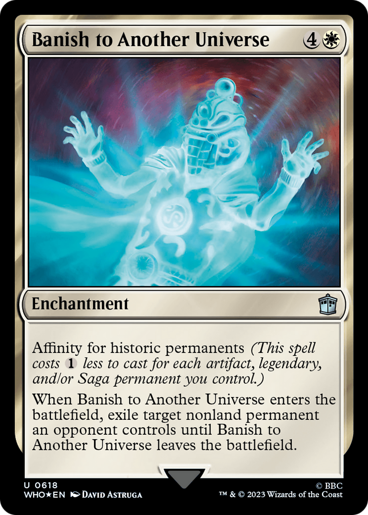 Banish to Another Universe (Surge Foil) [Doctor Who] | Boutique FDB TCG