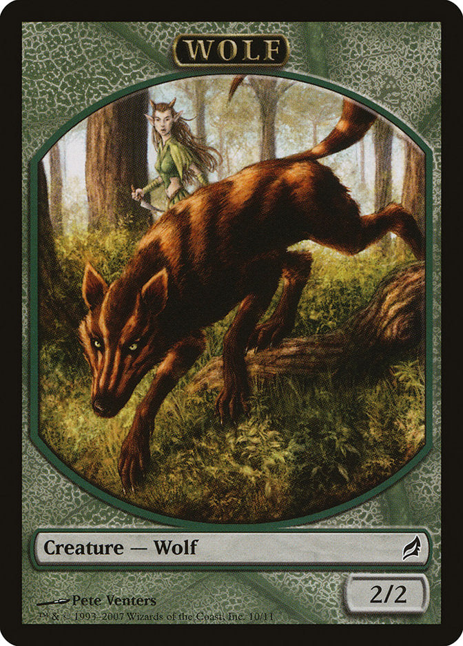 Wolf Token [Lorwyn Tokens] | Boutique FDB TCG