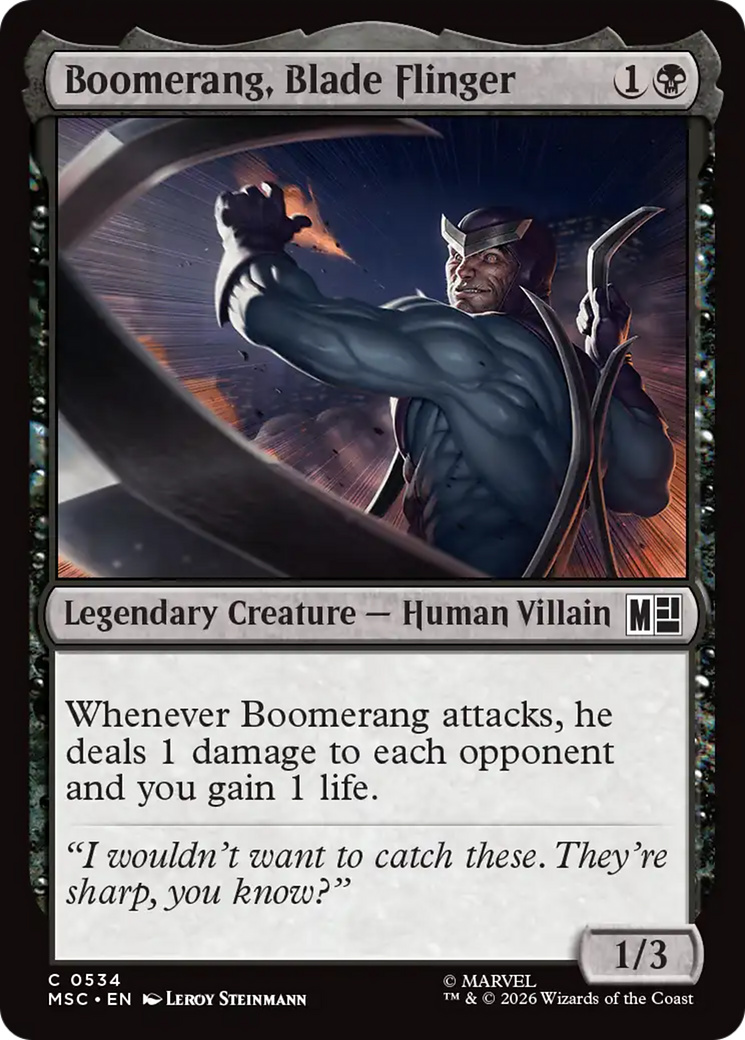 Boomerang, Blade Flinger [Marvel Super Heroes Commander] | Boutique FDB TCG