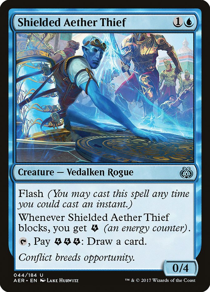 Shielded Aether Thief [Aether Revolt] | Boutique FDB TCG