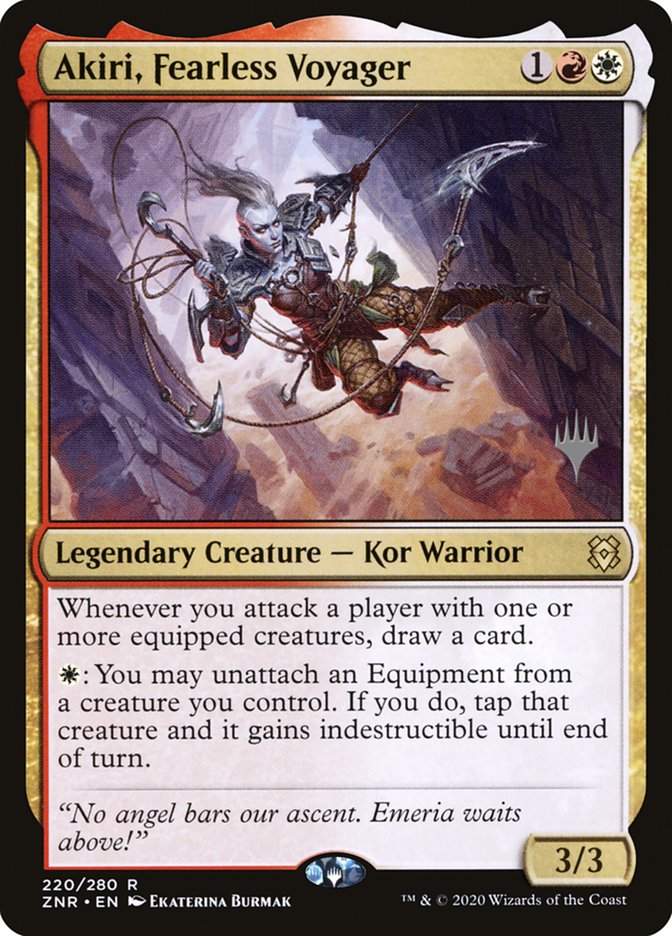 Akiri, Fearless Voyager (Promo Pack) [Zendikar Rising Promos] | Boutique FDB TCG