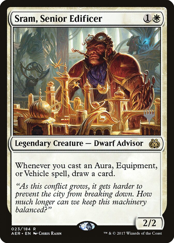 Sram, Senior Edificer [Aether Revolt Promos] | Boutique FDB TCG