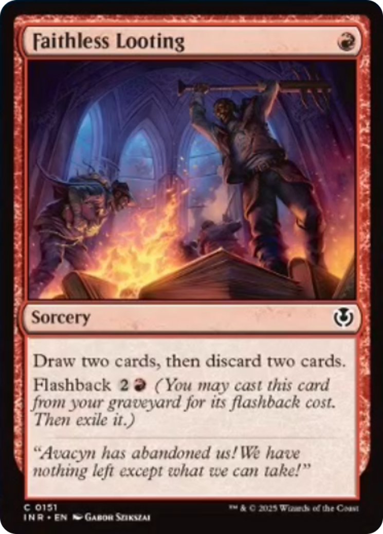 Faithless Looting [Innistrad Remastered] | Boutique FDB TCG
