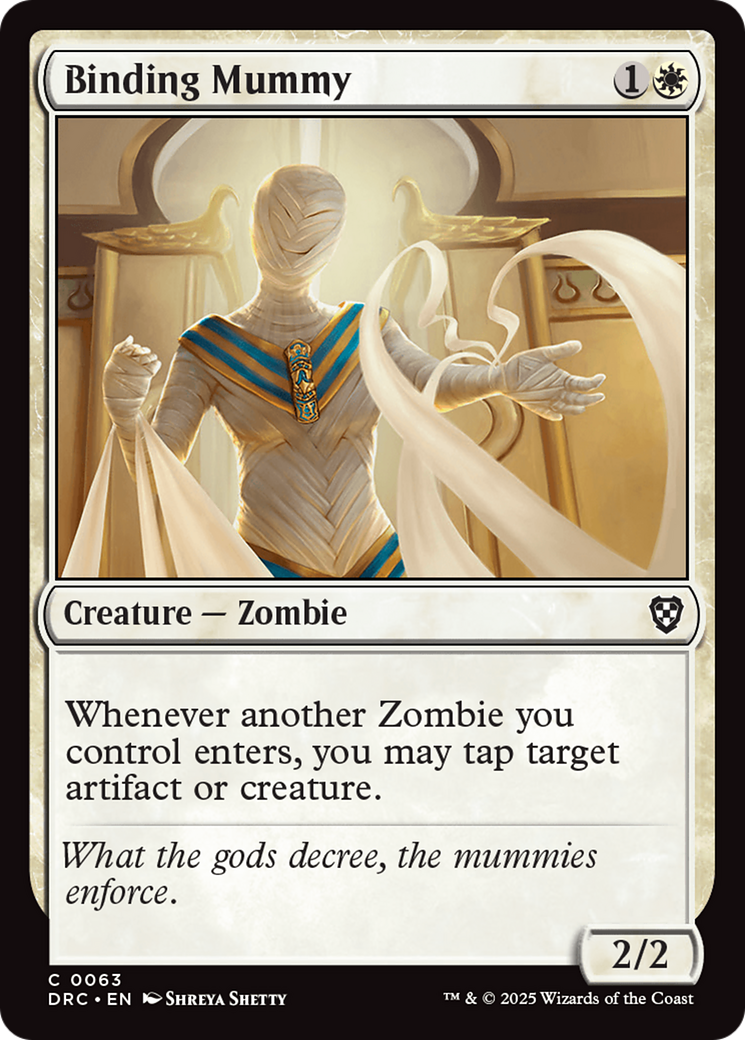 Binding Mummy [Aetherdrift Commander] | Boutique FDB TCG