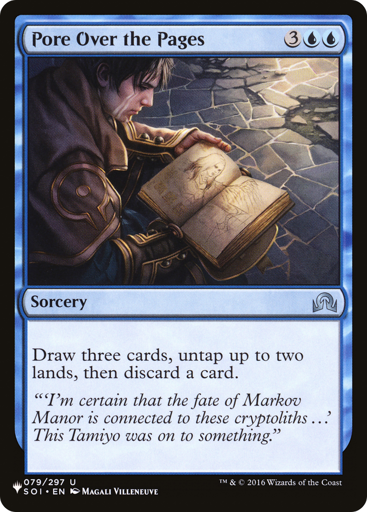 Pore Over the Pages [The List Reprints] | Boutique FDB TCG