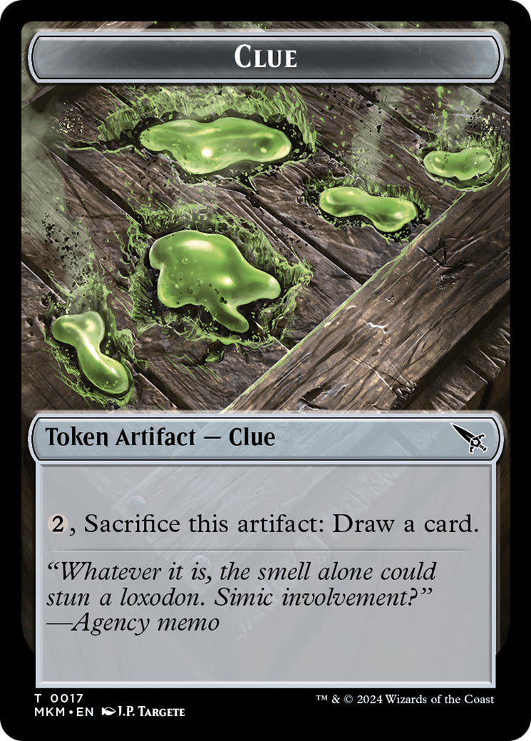 Thopter (0020) // Clue (0017) Double-Sided Token [Murders at Karlov Manor Tokens] | Boutique FDB TCG