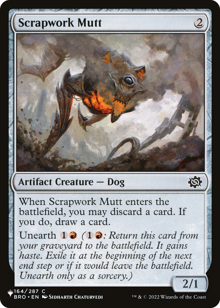 Scrapwork Mutt [The List Reprints] | Boutique FDB TCG