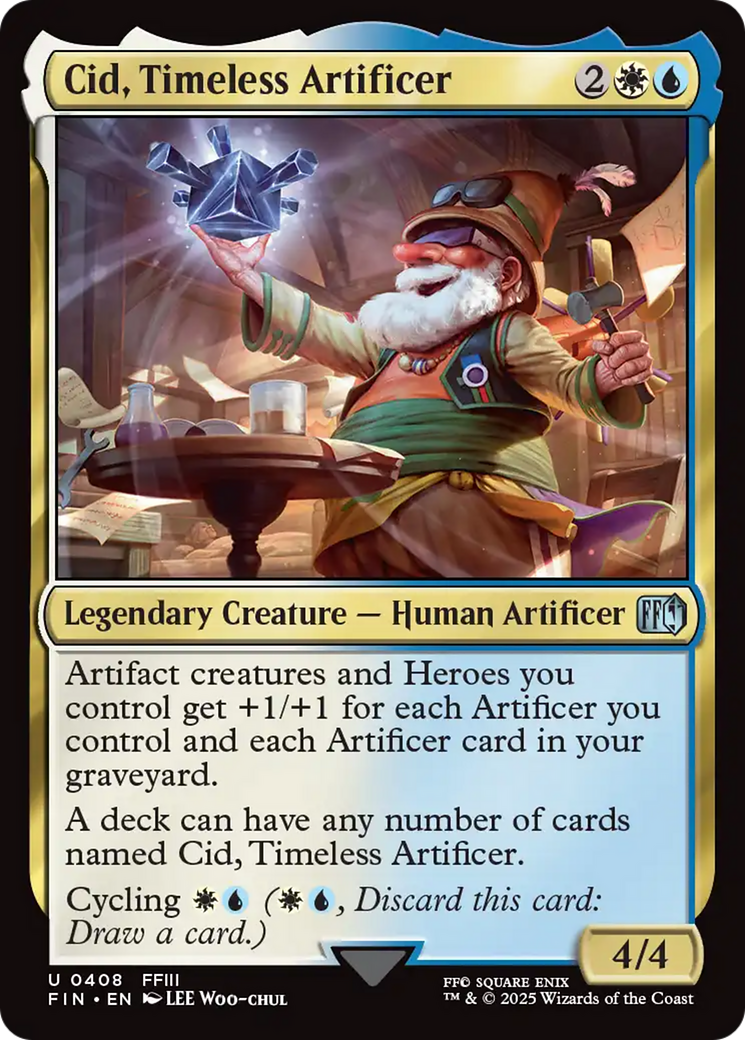 Cid, Timeless Artificer (0408) [FINAL FANTASY] | Boutique FDB TCG