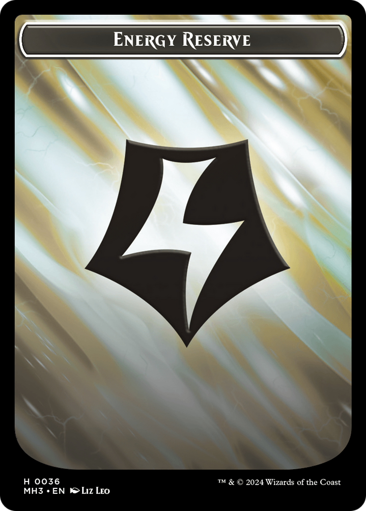 Gremlin // Energy Reserve Double-Sided Token [Modern Horizons 3 Tokens] | Boutique FDB TCG