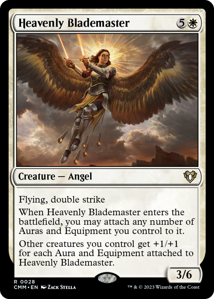 Heavenly Blademaster [Commander Masters] | Boutique FDB TCG