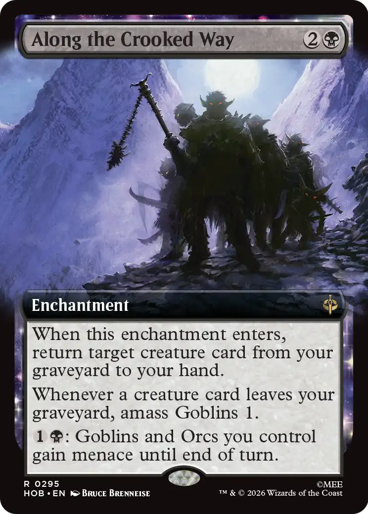 Along the Crooked Way (Extended Art) [The Hobbit] | Boutique FDB TCG