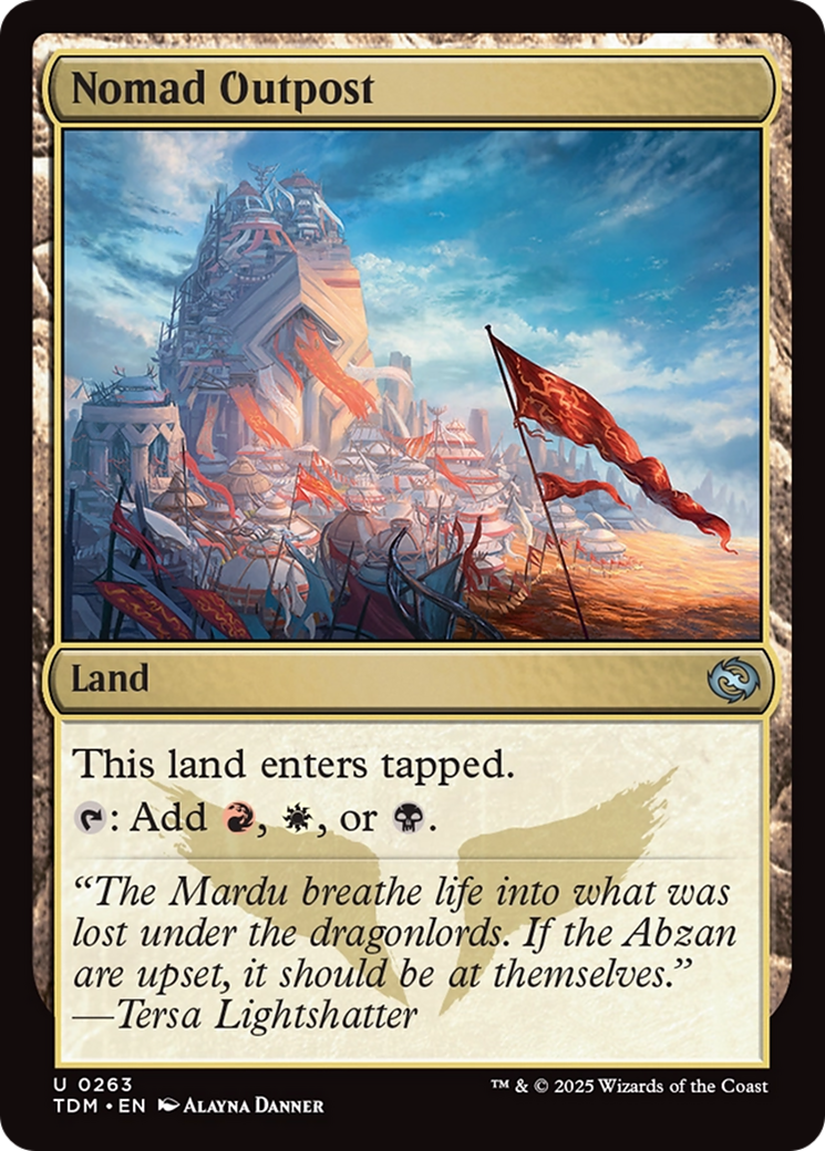 Nomad Outpost [Tarkir: Dragonstorm] | Boutique FDB TCG