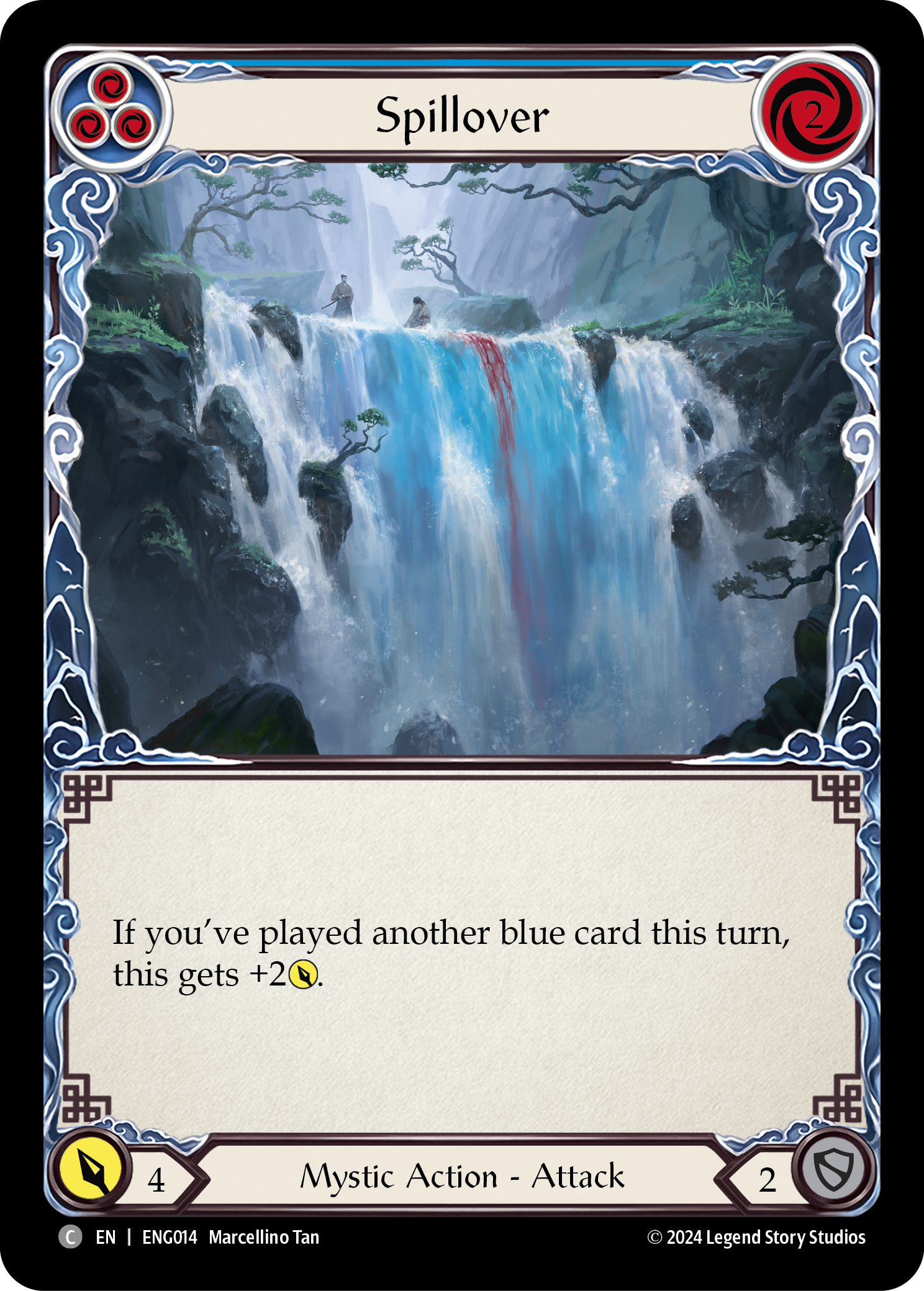 Spillover [ENG014] (Part the Mistveil Enigma Blitz Deck) | Boutique FDB TCG