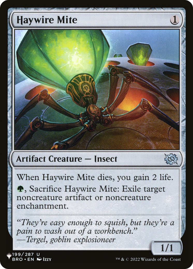 Haywire Mite [The List Reprints] | Boutique FDB TCG