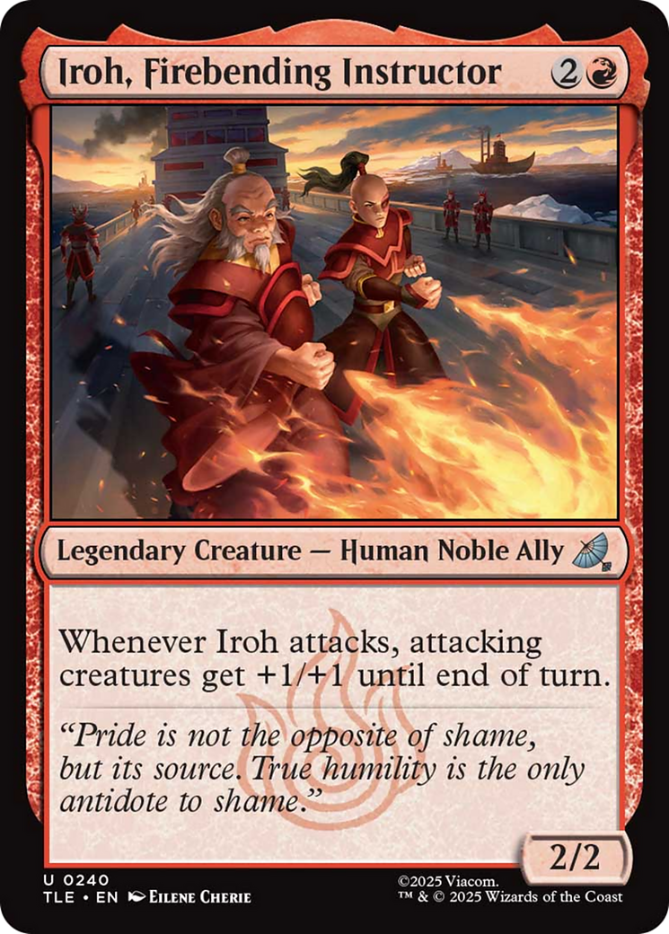 Iroh, Firebending Instructor [Avatar: The Last Airbender: Eternal-Legal] | Boutique FDB TCG