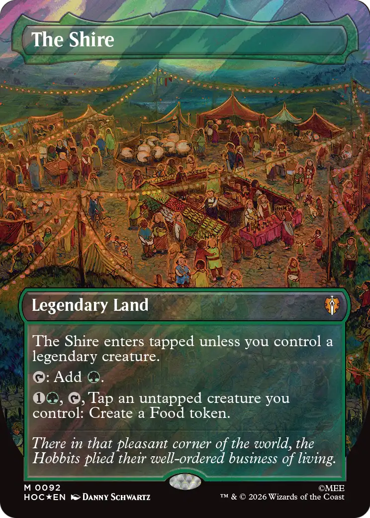 The Shire (Borderless) (Surge Foil) [The Hobbit: Eternal-Legal] | Boutique FDB TCG