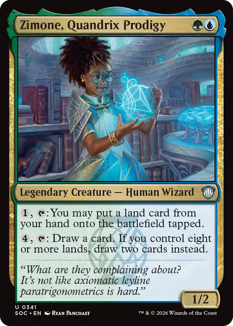 Zimone, Quandrix Prodigy [Secrets of Strixhaven Commander] | Boutique FDB TCG