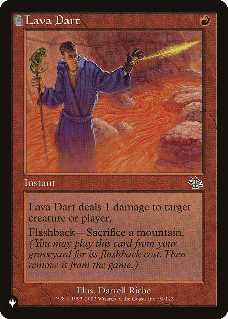 Lava Dart [The List Reprints] | Boutique FDB TCG