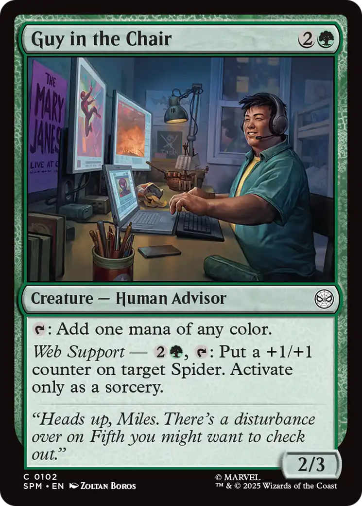 Guy in the Chair [Marvel's Spider-Man] | Boutique FDB TCG