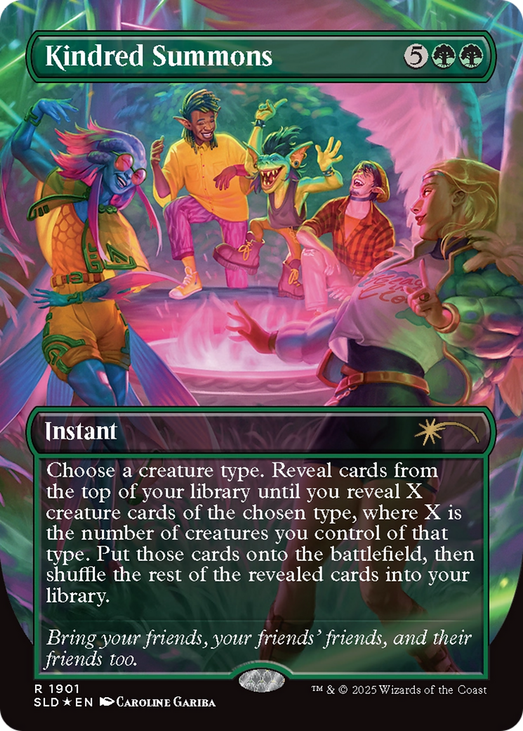 Kindred Summons (Double Rainbow Foil) [Secret Lair Drop Series] | Boutique FDB TCG