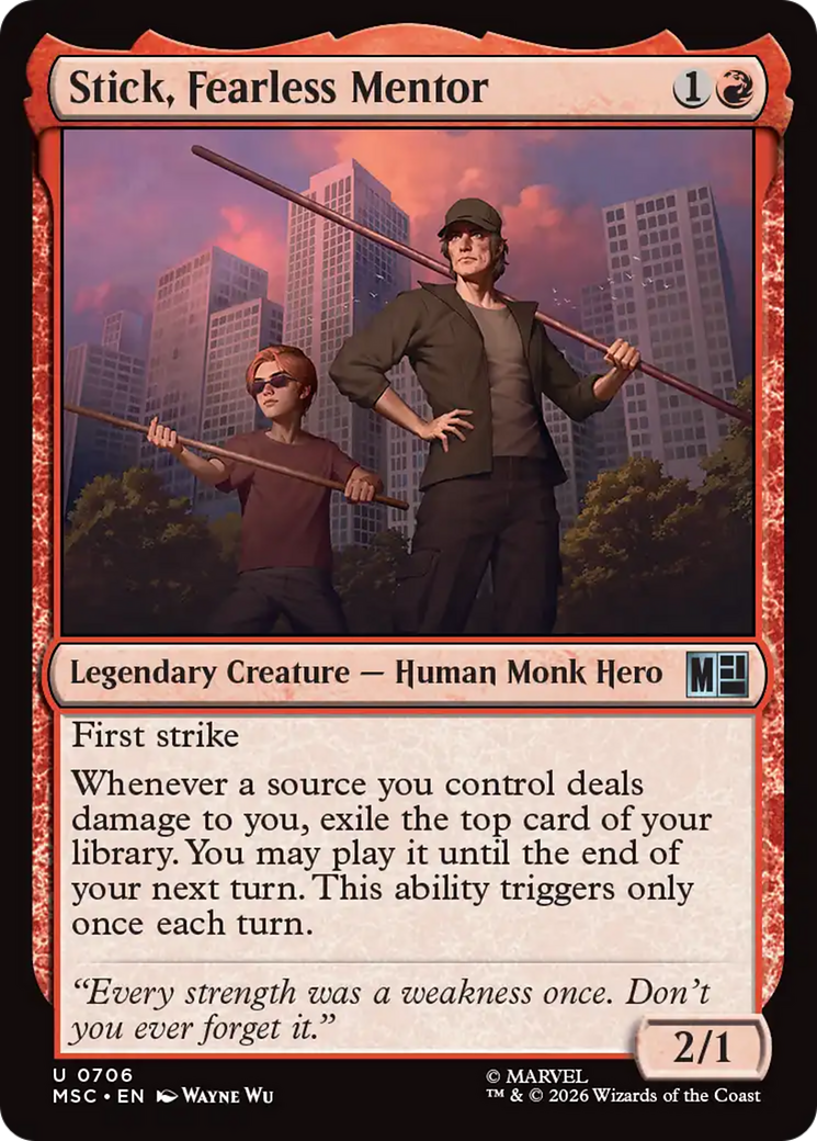 Stick, Fearless Mentor [Marvel Super Heroes Commander] | Boutique FDB TCG