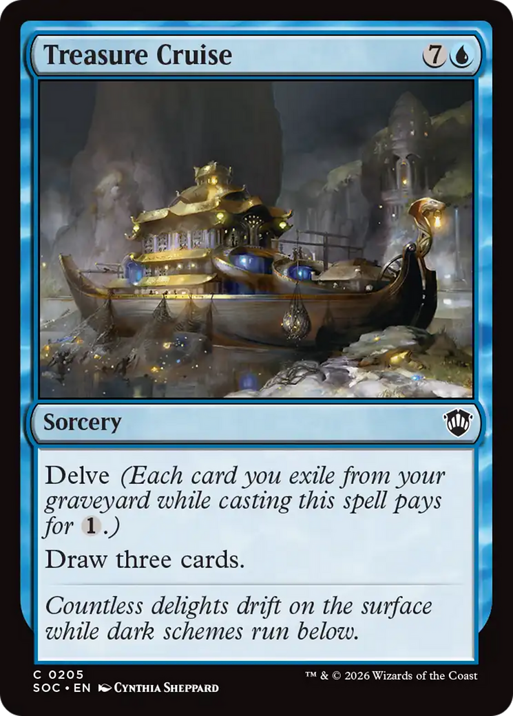 Treasure Cruise [Secrets of Strixhaven Commander] | Boutique FDB TCG